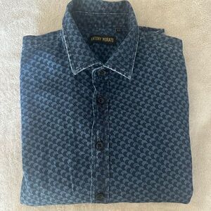 Antony Morato Geometric Blue boys Shirt